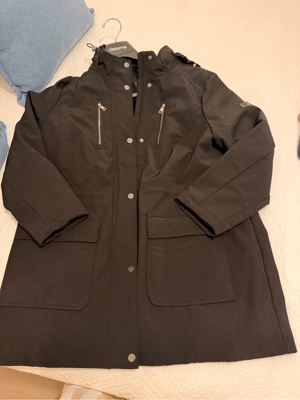 DKNY Black Winter Coat